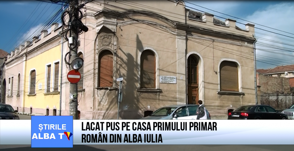 Lacat-pus-pe-casa-primului-primar-roman-din-Alba-Iulia