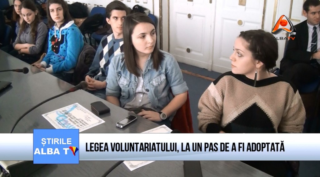 LEGEA VOLUNTARIATULUI, LA UN PAS DE A FI ADOPTATA