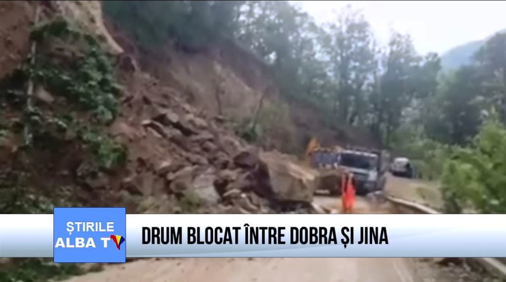 Drum blocat intre Dobra si Jina