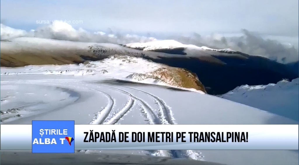 Zapada de doi metri pe Transalpina!