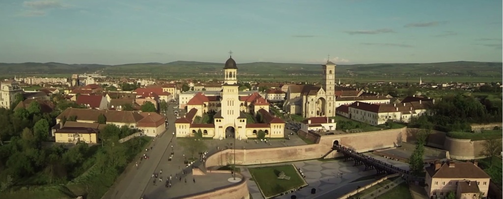 Cetatea Alba Carolina - aerian