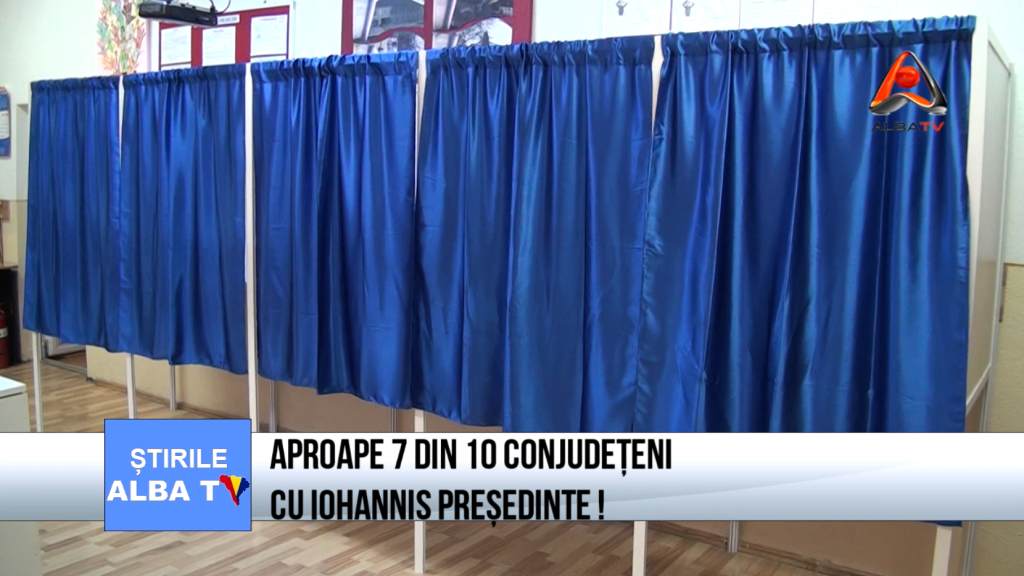 Aproape 7 din 10 conjudețeni cu Iohannis președinte ! albatv