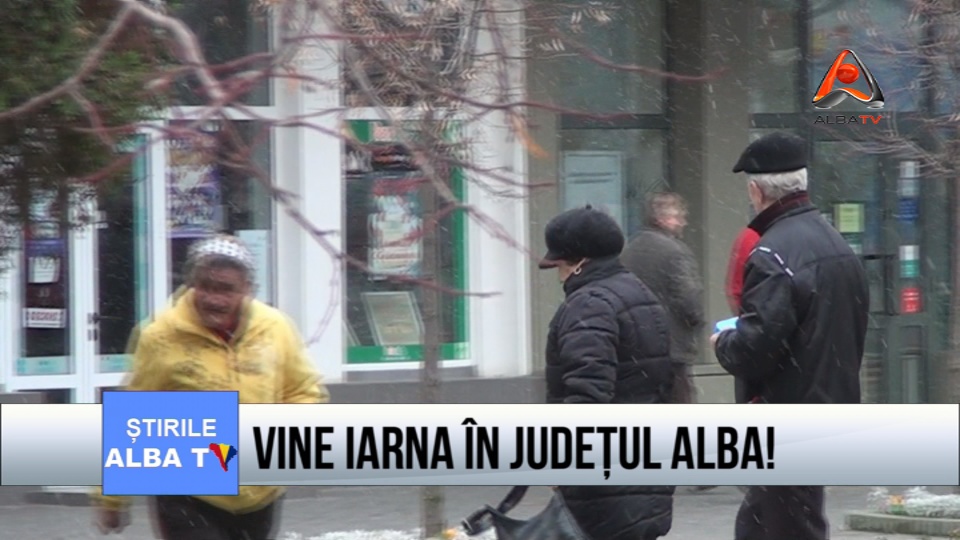 Vine iarna in judetul Alba!
