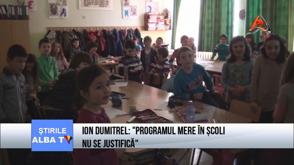 ION DUMITREL: "Programul Mere in scoli nu se justifica