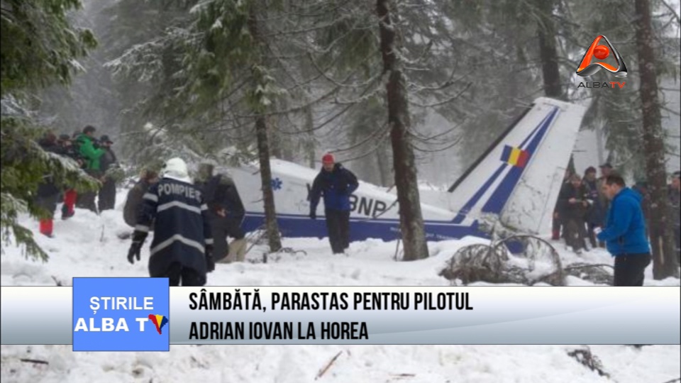 Sambata, parastas pentru pilotul Adrian Iovan la Horea