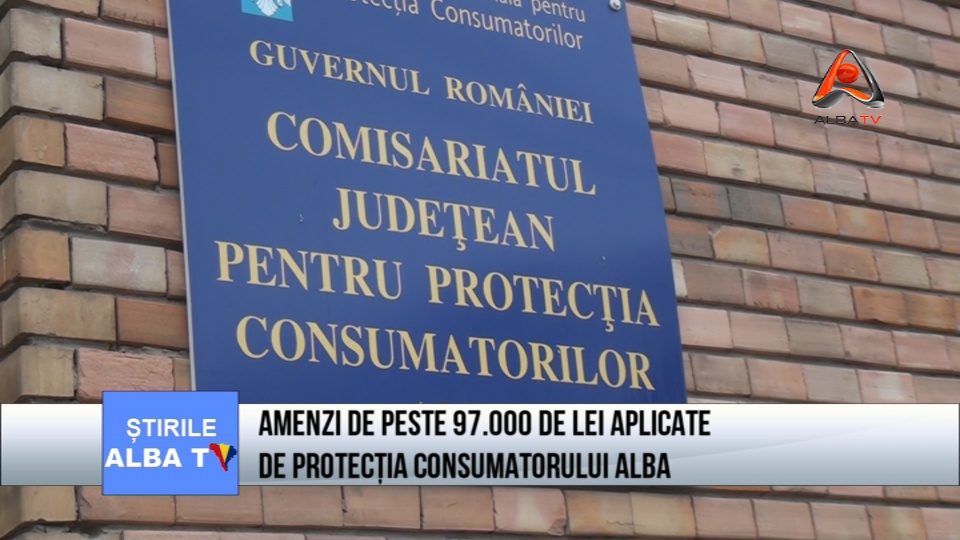 Amenzi de peste 97.000 de lei aplicate de Protectia Consumatorului Alba