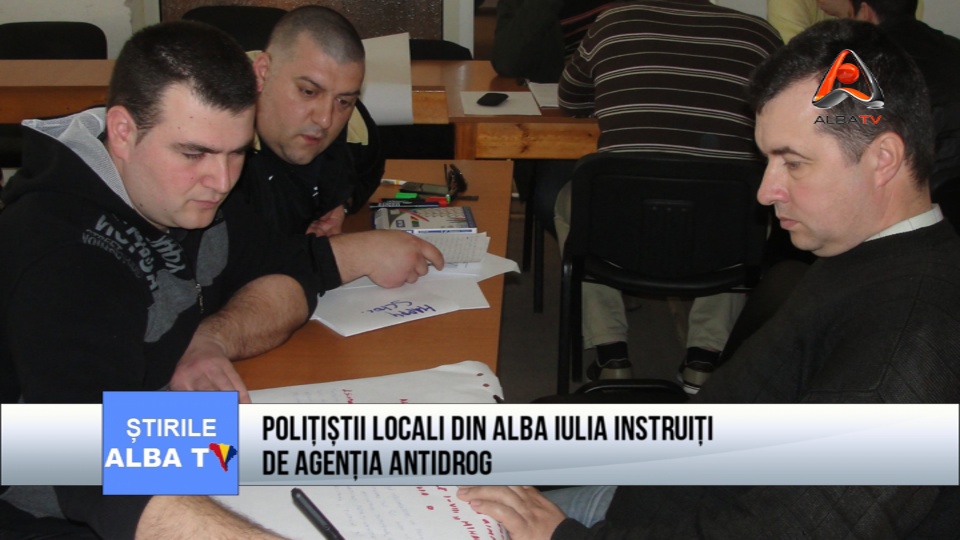 Politistii locali din Alba Iulia instruiti de Agentia Antidrog
