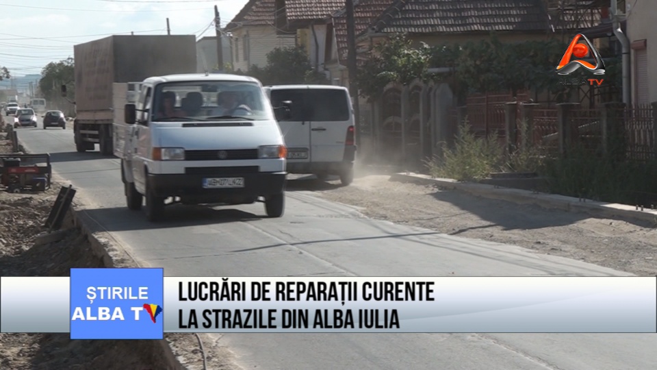 Lucrari de reparatii curente la strazile din Alba Iulia