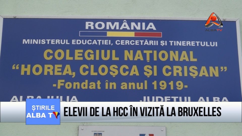 Elevii de la HCC in vizita la Bruxelles