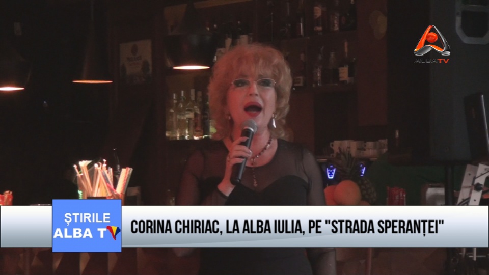 Corina Chiriac, la Alba Iulia, pe “Strada Sperantei”...