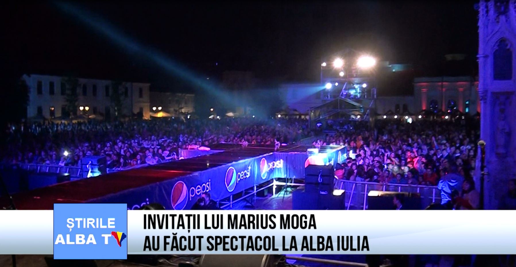 Invitatii lui Marius Moga au facut spectacol la Alba Iulia