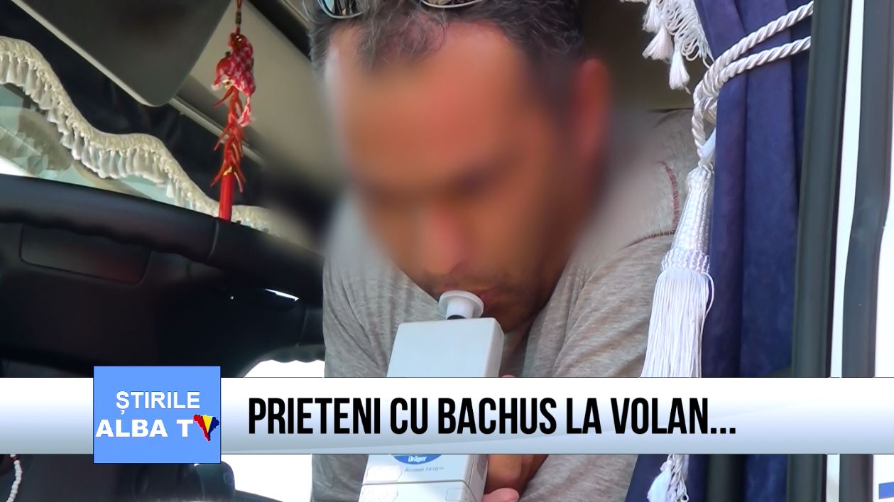 Prieteni cu Bachus la volan...